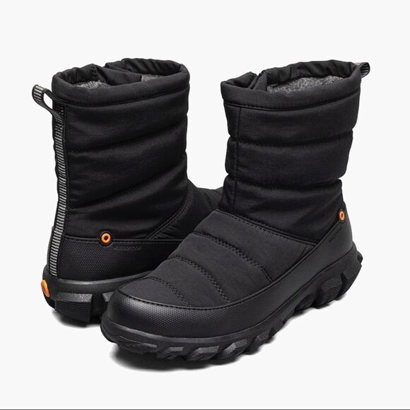 BOGS CEDAR QUILT Women's Waterproof Boots, Black, Size 10, NWOT display pair - Picture 1 of 9